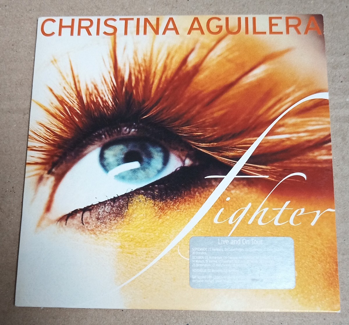 Christina Aguilera / Fighter бумага jacket CD одиночный Christie na*agirela