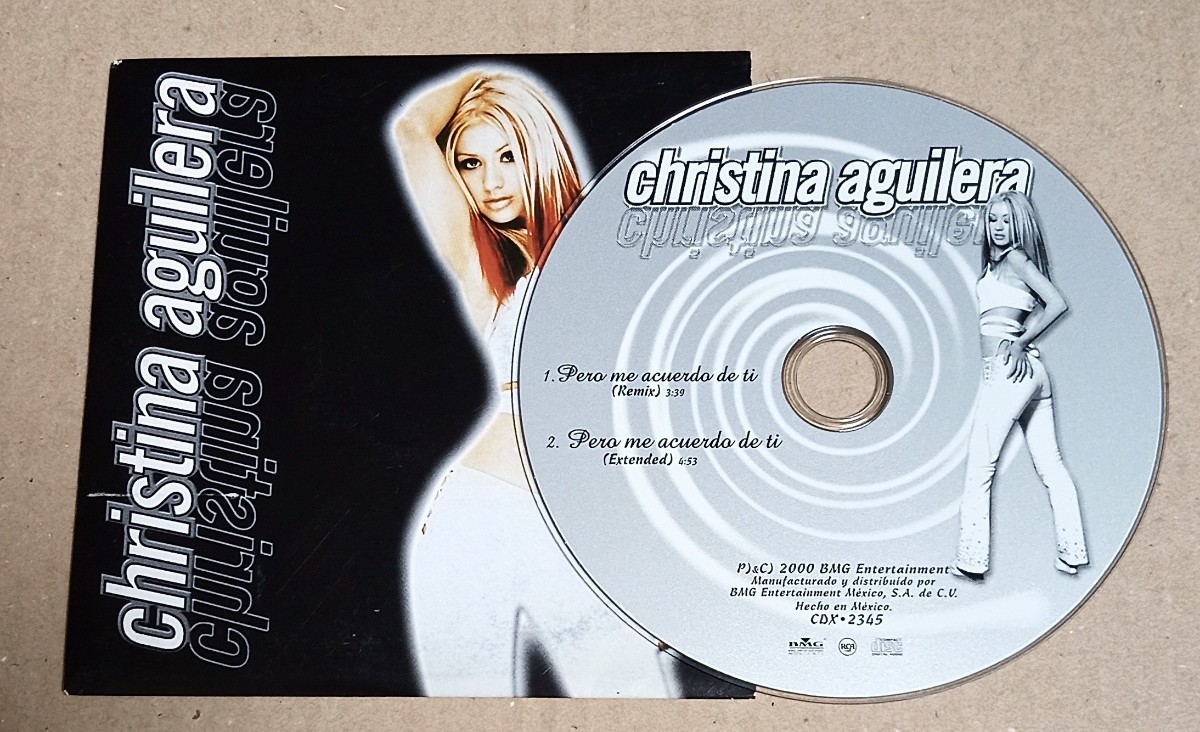 Christina Aguilera / Pero Me Acuerdo De Ti Christie na*agirela бумага jacket промо CD одиночный 