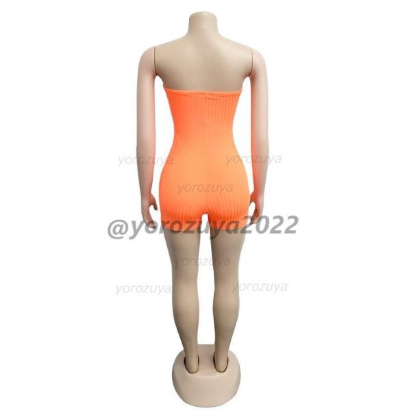 83-196-10. накладка ввод Jump костюм Club Dance party стиль [ orange,M] женский новый товар шорты костюмированная игра.1