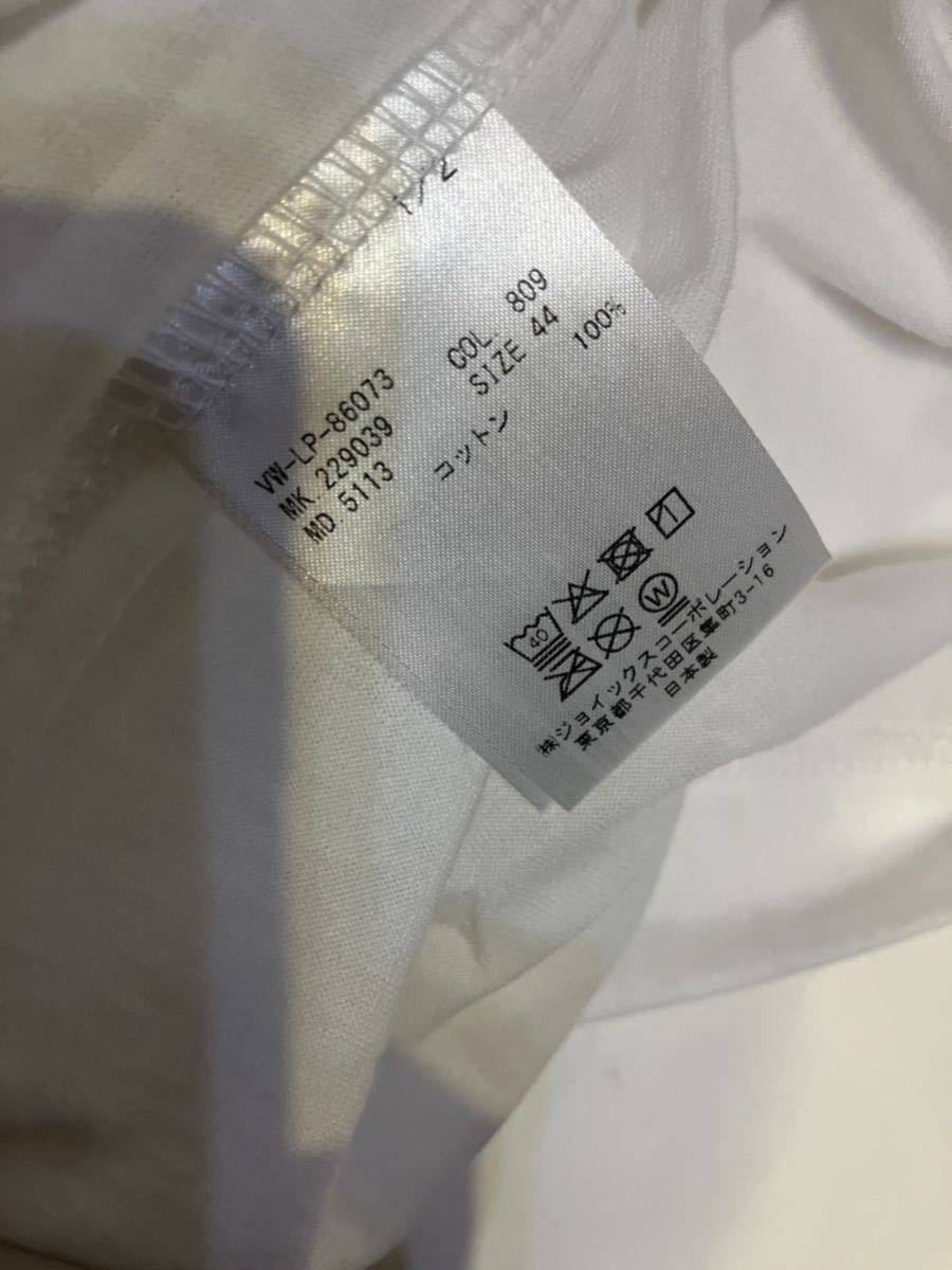 送料込●新品●完売品 Vivienne Westwood 半袖Tシャツ44 白G 日本製 青プリントオーブ コットン100% ヴィヴィアンウエストウッド ビビアン_画像6