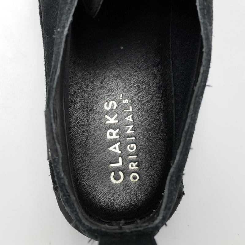 【中古】Clarks Desert Trek GTX シューズ UK7 1/2 26165030 黒 クラークス デザートトレック ゴアテックス スウェード[240010386329]_画像8