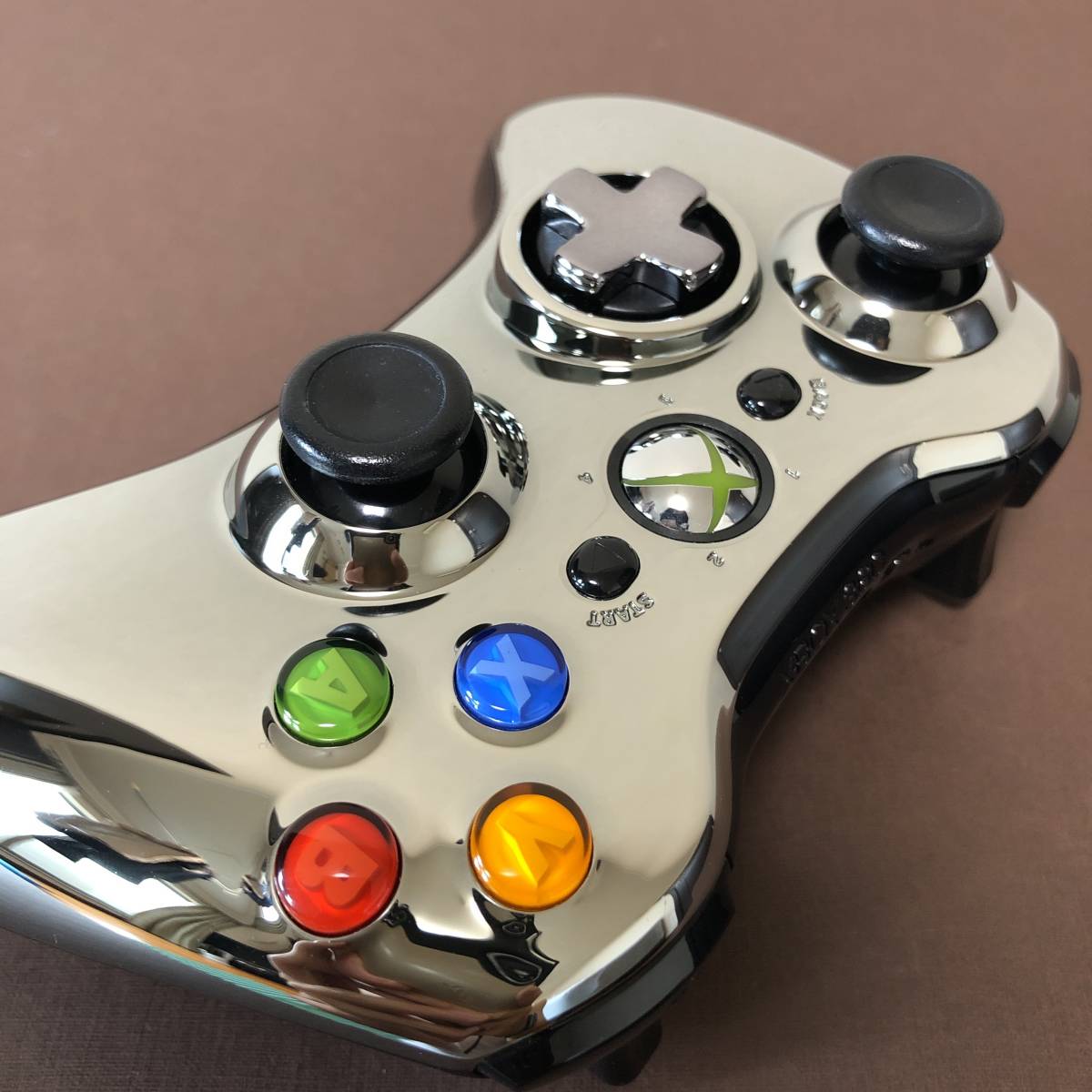 [ unused . close ] rare chrome silver Xbox360 original controller SE series 