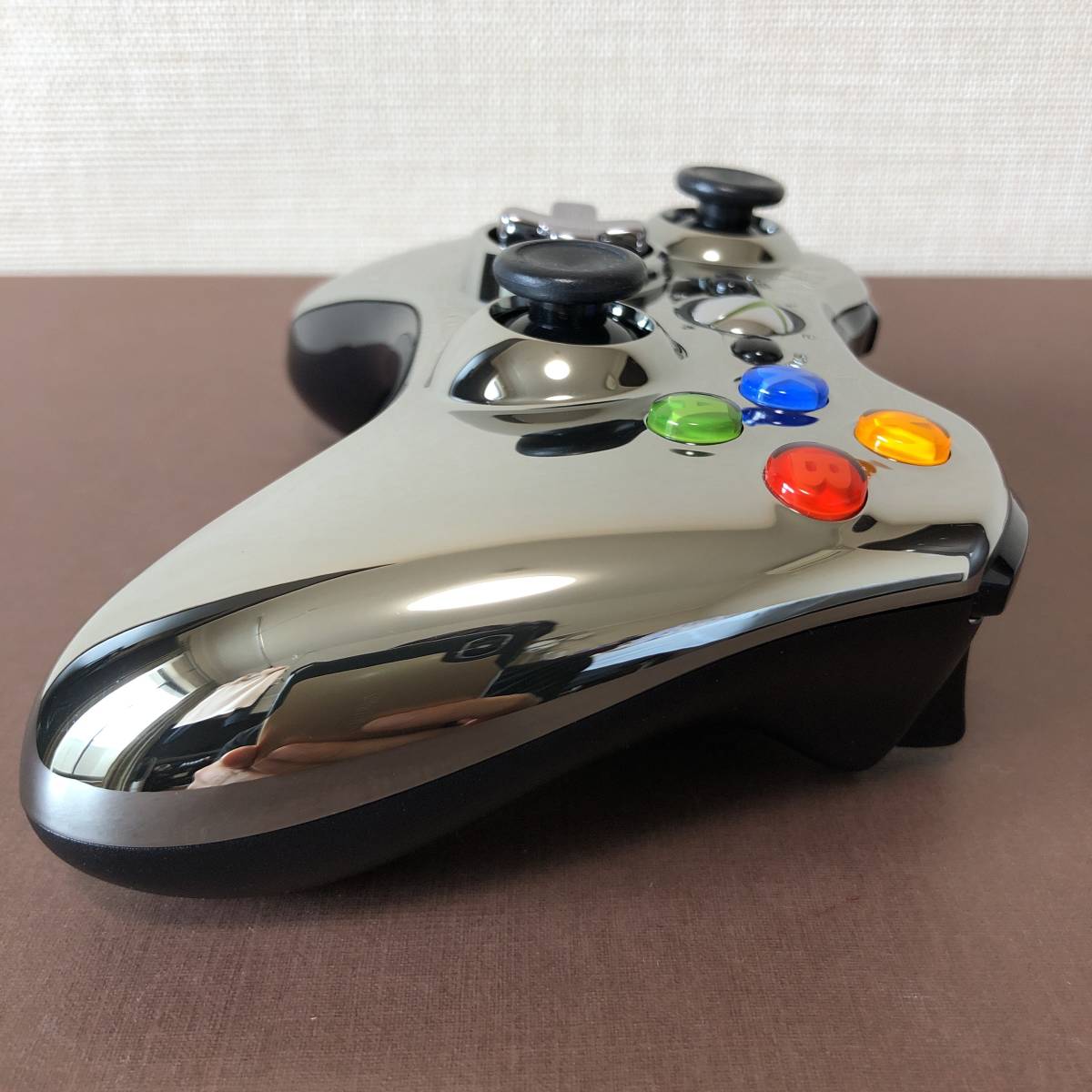 [ unused . close ] rare chrome silver Xbox360 original controller SE series 