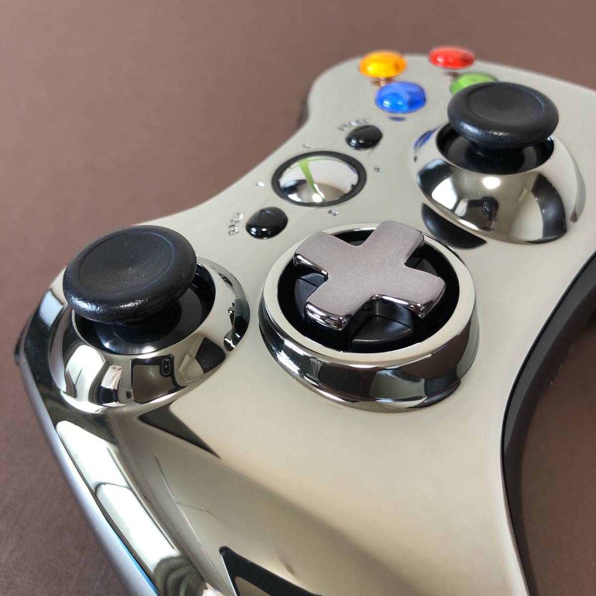 [ unused . close ] rare chrome silver Xbox360 original controller SE series 