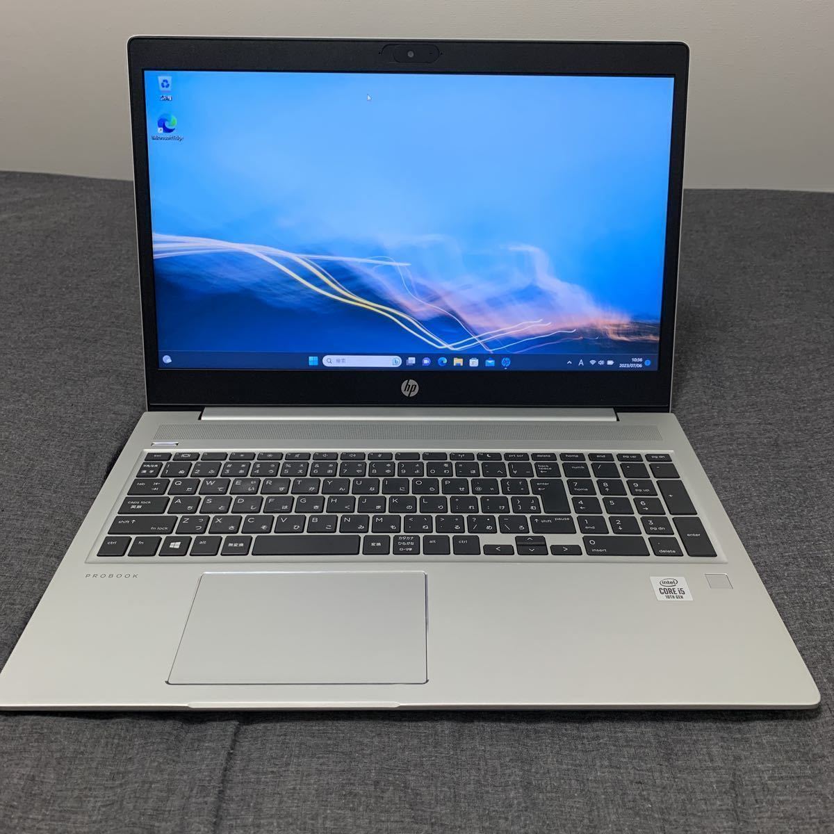 【第10世代CPU】高速SSD搭載 HP ProBook 450G7 Core i5-10210U メモリ8GB NVMe SSD 256GB + HDD500GB 15.6インチ Win11Pro C_画像1