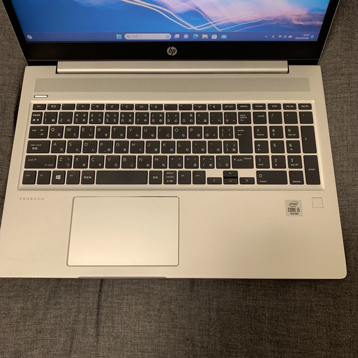 【第10世代CPU】高速SSD搭載 HP ProBook 450G7 Core i5-10210U メモリ8GB NVMe SSD 256GB + HDD500GB 15.6インチ Win11Pro C_画像3