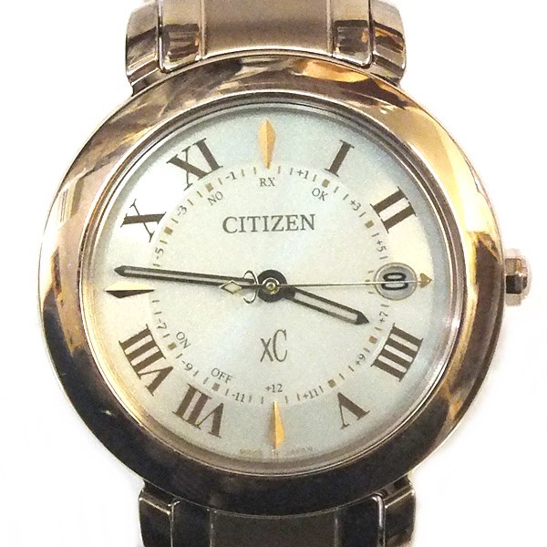 CITIZEN シチズン H060-T025692 XC クロスシー エコドライブ ハッピーフライト レディース 腕時計 新品同様品 used SA