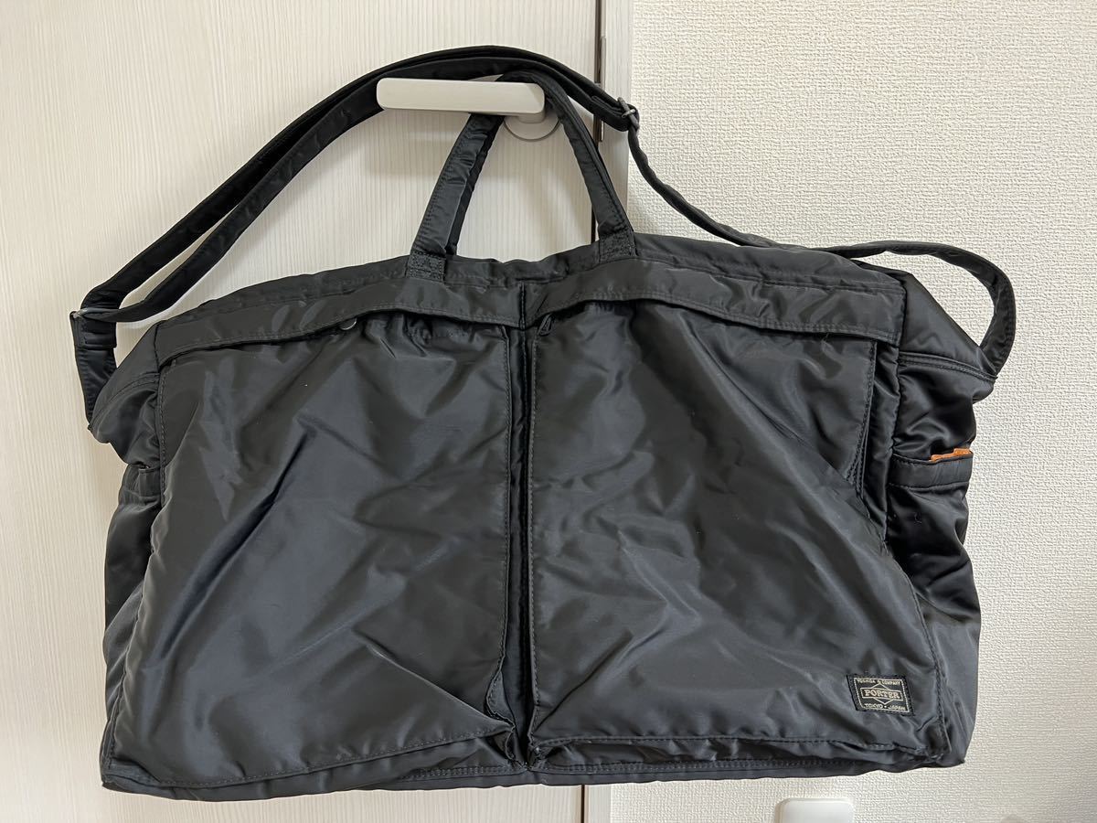 美品　PORTER TANKER 2WAY BOSTON BAG ポーター　タンカー　ボストンバッグ　旅行　トラベル　ショルダーバッグ　ショルダー　ボストン_画像1