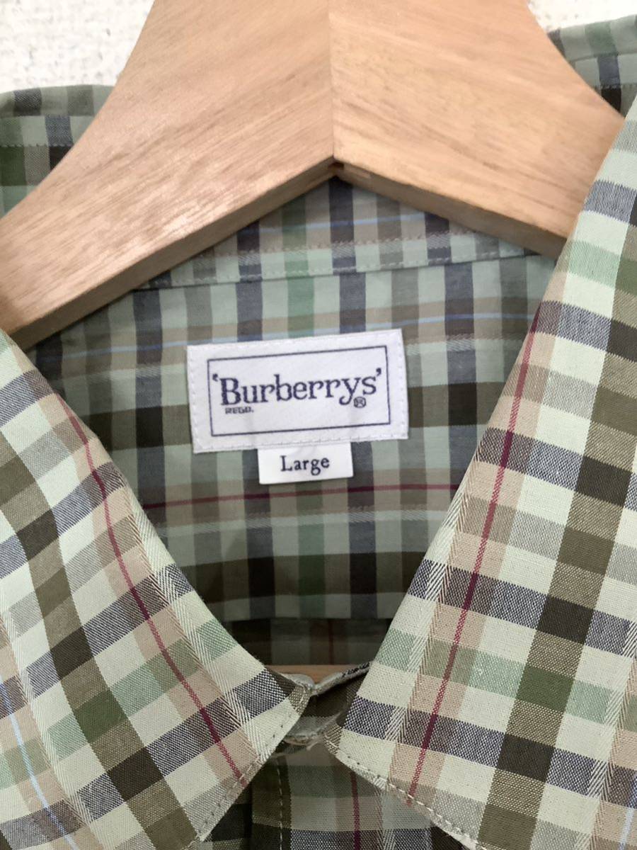 BURBERRY\'S Burberry z Old Burberry linen. рубашка с коротким рукавом хлопок рубашка высокий бренд мужской б/у одежда 