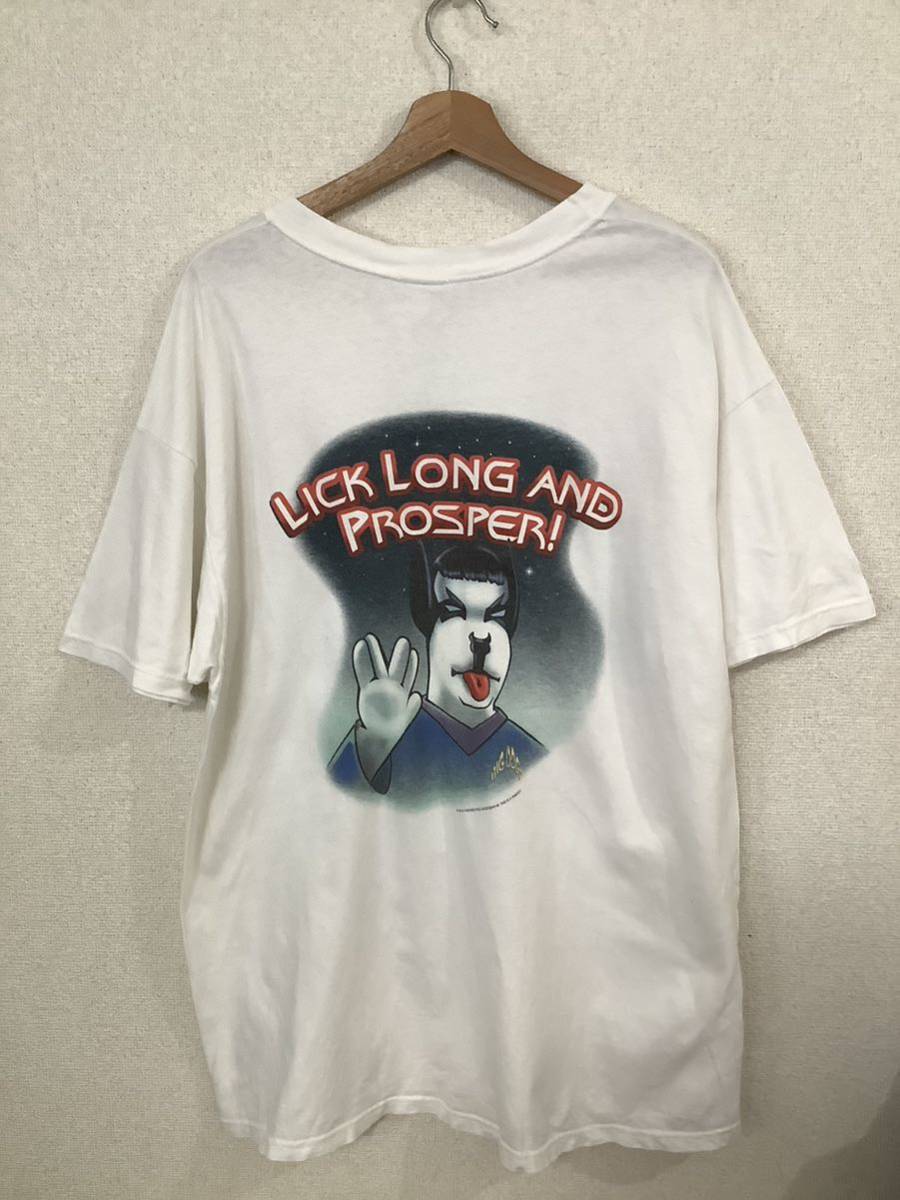 BIG DOGS ビックドッグス　アニマルプリントTシャツ　半袖Tシャツ　ビンテージ　ビックシルエット　古着　90's_画像2