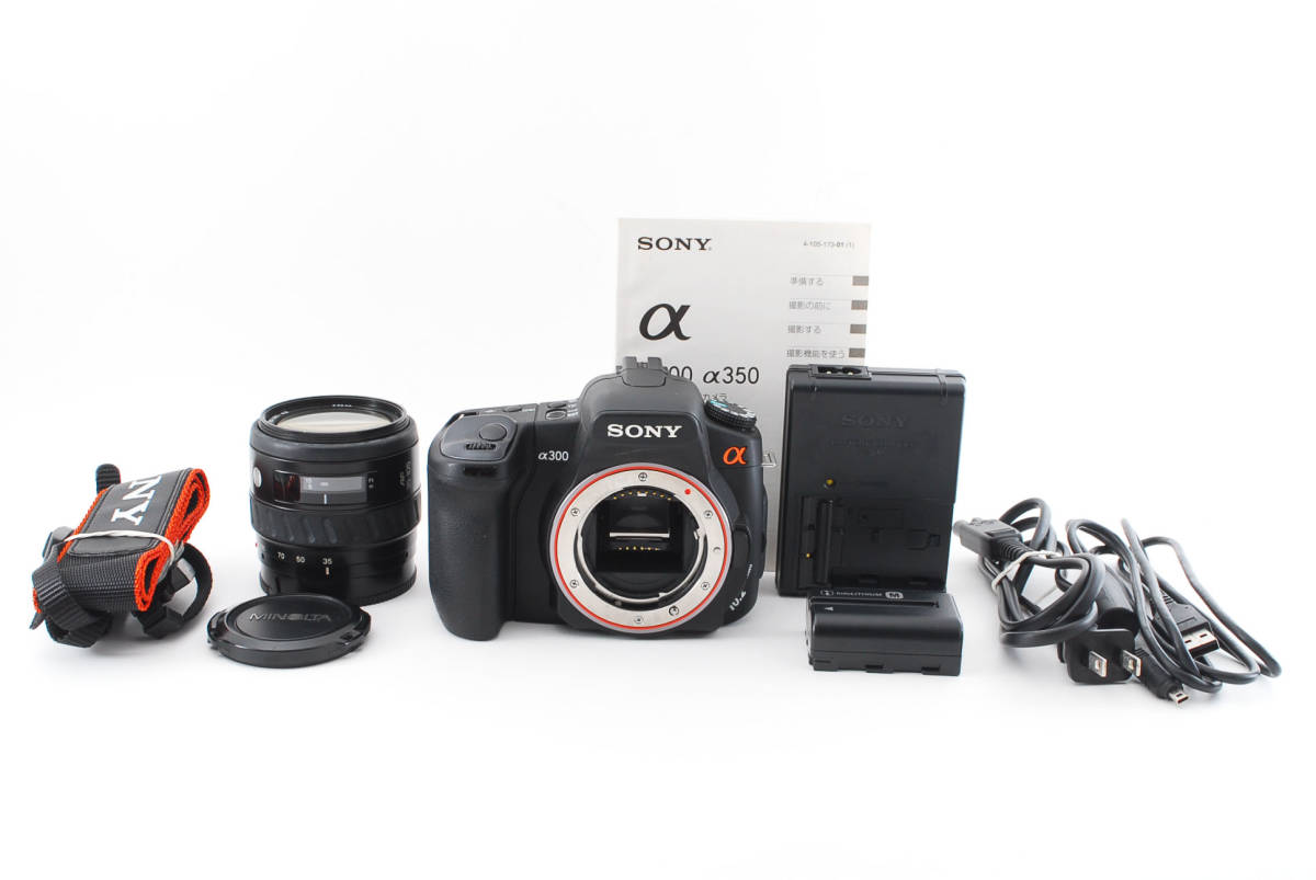 ソニー SONY α300 DSLR-A300 デジタル 一眼レフ カメラ ミノルタ
