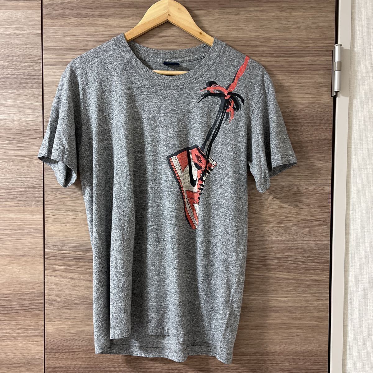NIKE 肩掛けジョーダン Tシャツ L ナイキ AIR JORDAN 1 エア