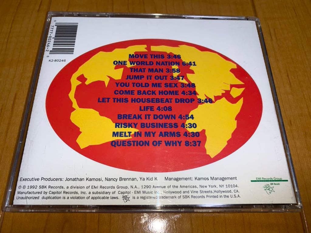 【即決送料込み】Ya Kid K / ヤ・キッド・K / One World Nation / ワン・ワールド・ネイション 輸入盤CD_画像2