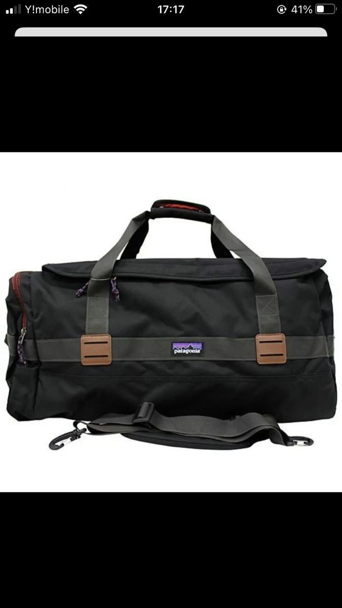 極美品 patagonia アーバーダッフル 60L ダッフルバッグ ボストンバッグ ツアー キャンプ 2way ライトウェイト ブラックホール スポーツ_画像9