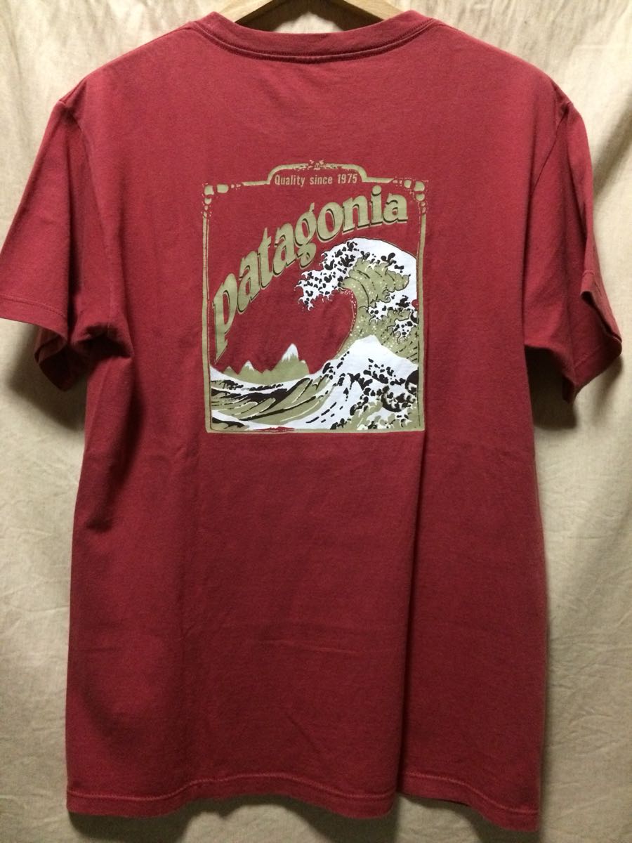 国内在庫】 廃番希少品 ウェーブ 北斎波 S Tシャツ patagonia オールド