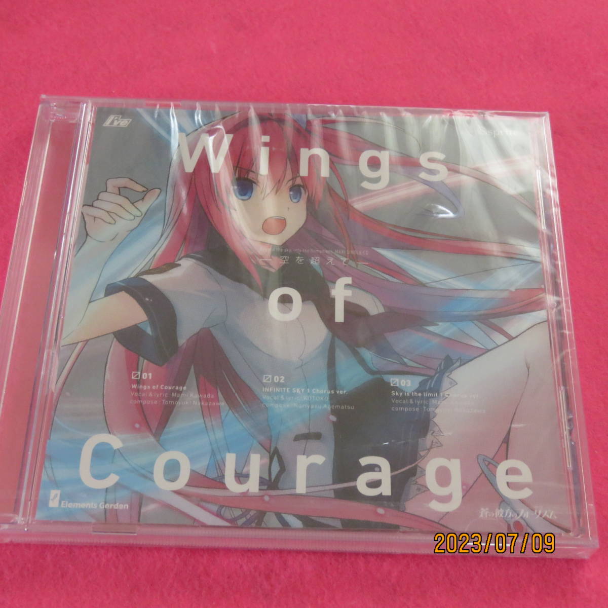 蒼の彼方のフォーリズム 予約特典 主題歌マキシシングルCD「Wings of Courage-空を超えて-」_画像1