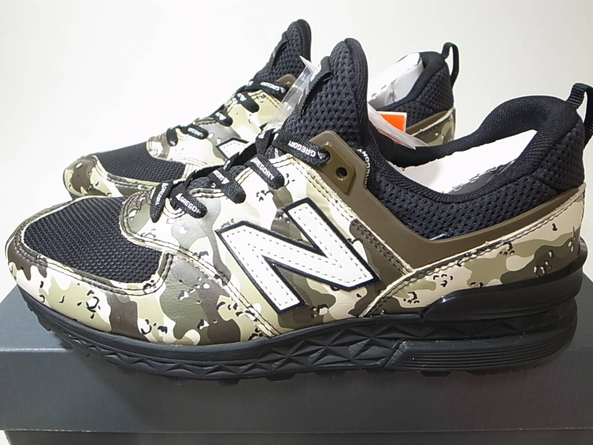 【送料無料】GREGORY x BEAMS PLUS x NEW BALANCE MS574GBL 26.5cm US8.5新品グレゴリー別注チョコチップカモ迷彩柄CAMOトリプルコラボ限定