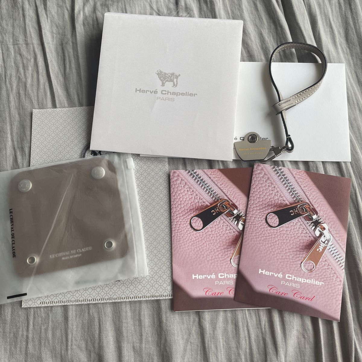 エルベシャプリエ Herve Chapelier 1660L (レザーストラップ エルベシャプリエ Herve Chapelier 1660L (レザーストラップ