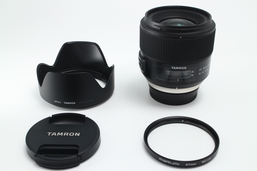 4056- タムロン TAMRON 単焦点レンズ SP35mm F1.8 Di VC ニコン用 NIKON用 フルサイズ対応 F012N 新品級