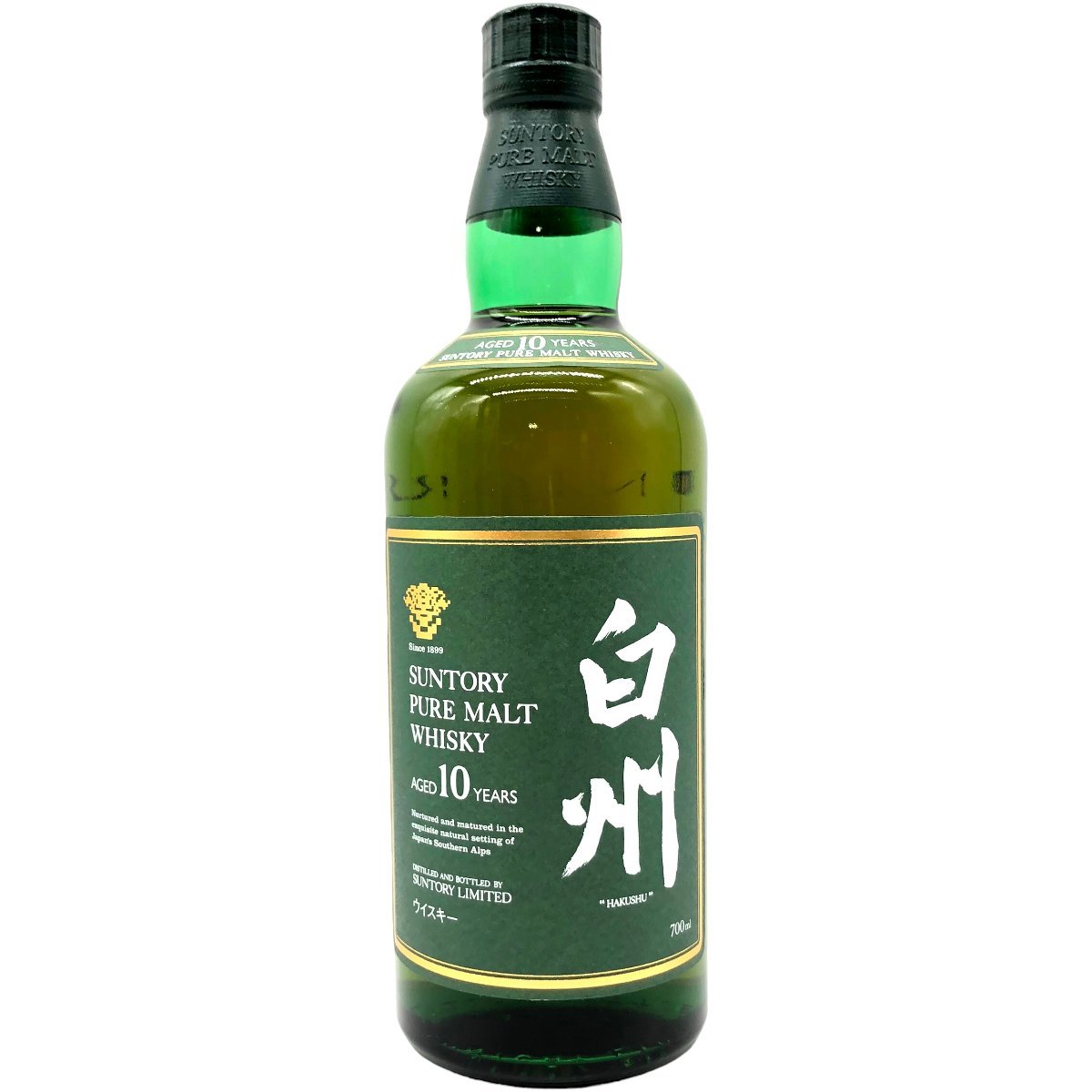 【送料無料】未開栓 SUNTORY PURE MALT WHISKY HAKUSHU AGED10YEARS サントリー ピュアモルト ウイスキー 白州 10年 700ml 40％