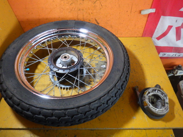 44807 Suzuki NJ4BA-101~ Glass Tracker Big Boy \'04 original rear wheel RK EXCEL 18×3.00