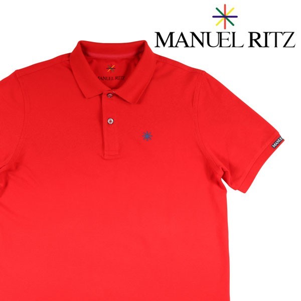 【驚きの値段】 Manuel Ritz(マニュエル リッツ) 【S21838】 21837rd L レッド 2632M001 半袖ポロシャツ Mサイズ 【驚きの値段】 Manuel Ritz(マニュエル リッツ) 【S21838】 21837rd L レッド 2632M001 半袖ポロシャツ Mサイズ