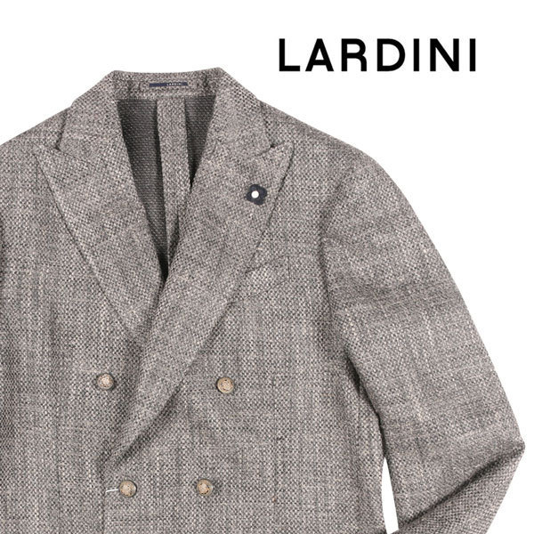 高級品市場 LARDINI（ラルディーニ） 【A24222】 50 グレー K-907AGV ジャケット XLサイズ以上