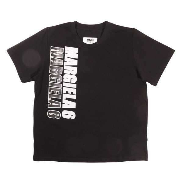 MM6 Maison Margiela（エムエムシックス メゾンマルジェラ） Uネック半袖Tシャツ S52GC0177 ブラック XS 27594_画像1