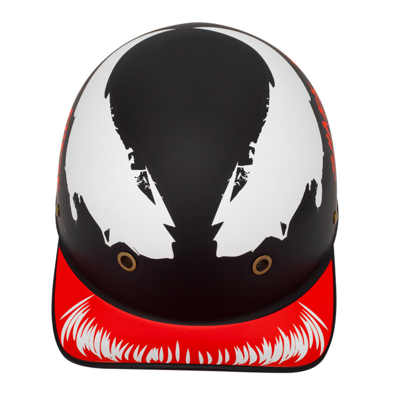 ハーフヘルメット 半キャップヘルメット レトロ 野球帽 オープンフェイスヘルメット ヴィンテージスタイル 軽量 男女兼用B-サイズ：XL_画像3