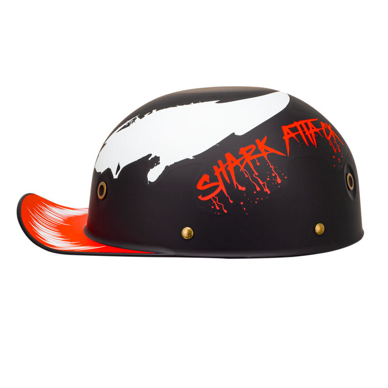 ハーフヘルメット 半キャップヘルメット レトロ 野球帽 オープンフェイスヘルメット ヴィンテージスタイル 軽量 男女兼用B-サイズ：XL_画像2
