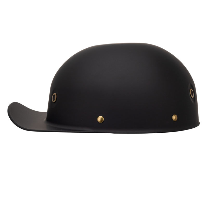 ハーフヘルメット 半キャップヘルメット レトロ 野球帽 オープンフェイスヘルメット ヴィンテージスタイル 軽量 男女兼用D-サイズ：L_画像4