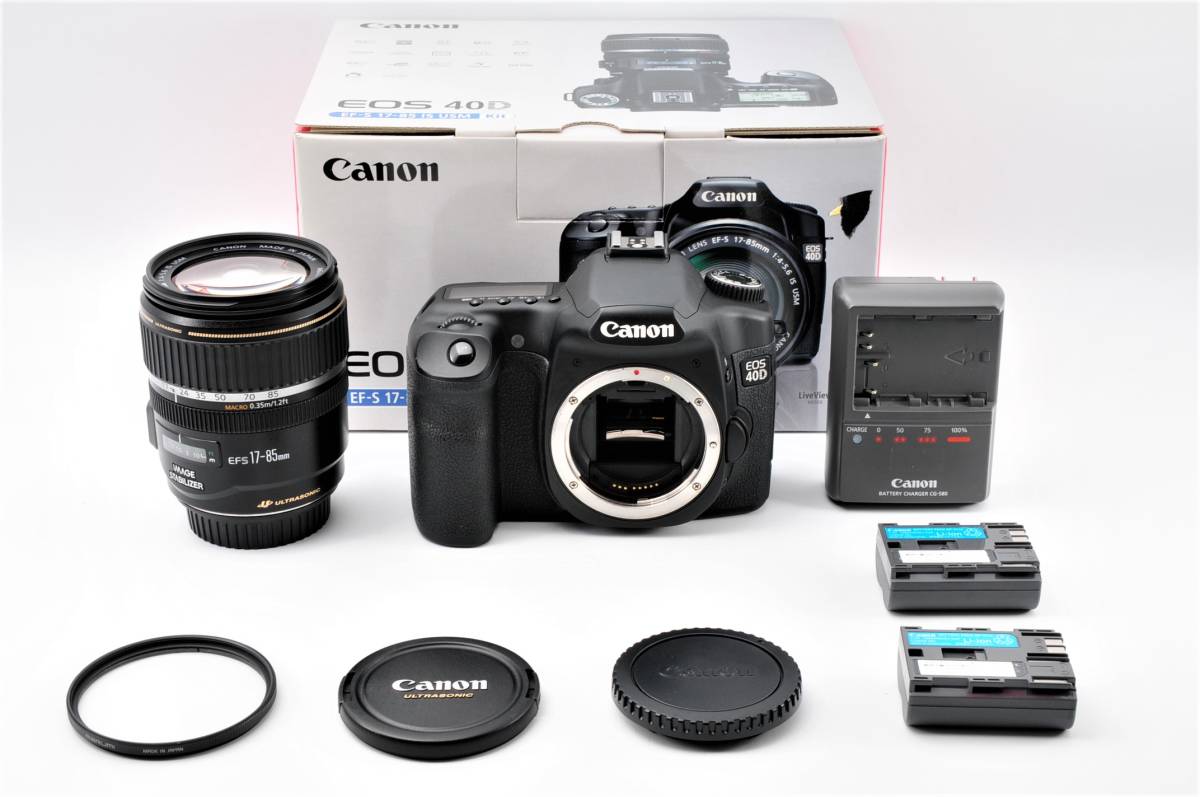 新品本物 40D EOS キャノン Canon [美品] + #286 レンズ 17-85mm EFS