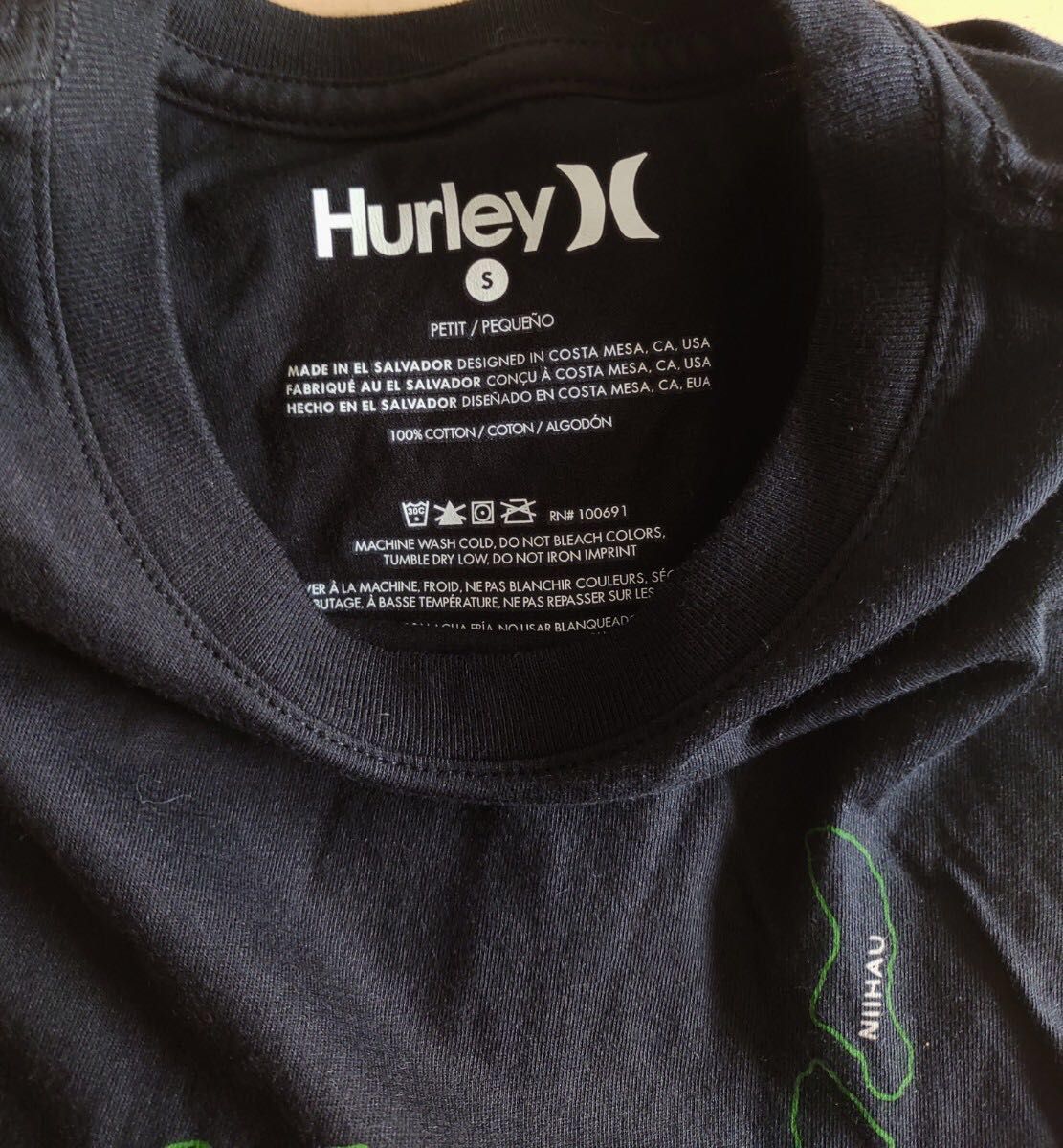 HURLEYハワイ直営店 ハーレー スタンダード半袖Tシャツ