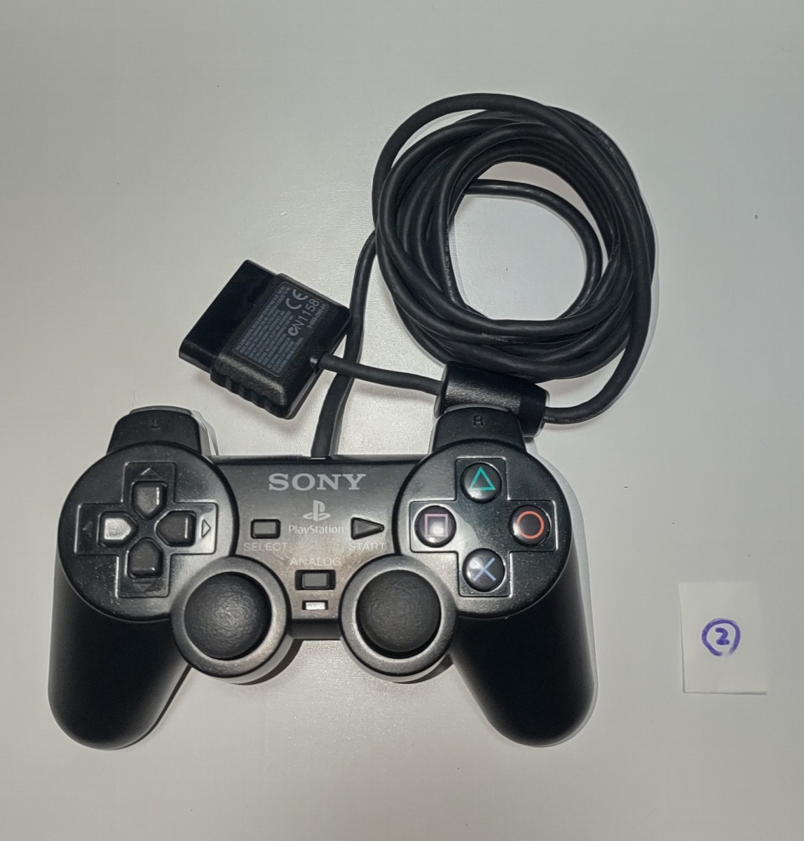 PS2 プレステ2　SONY　コントローラー　純正　ブラック　②_画像1