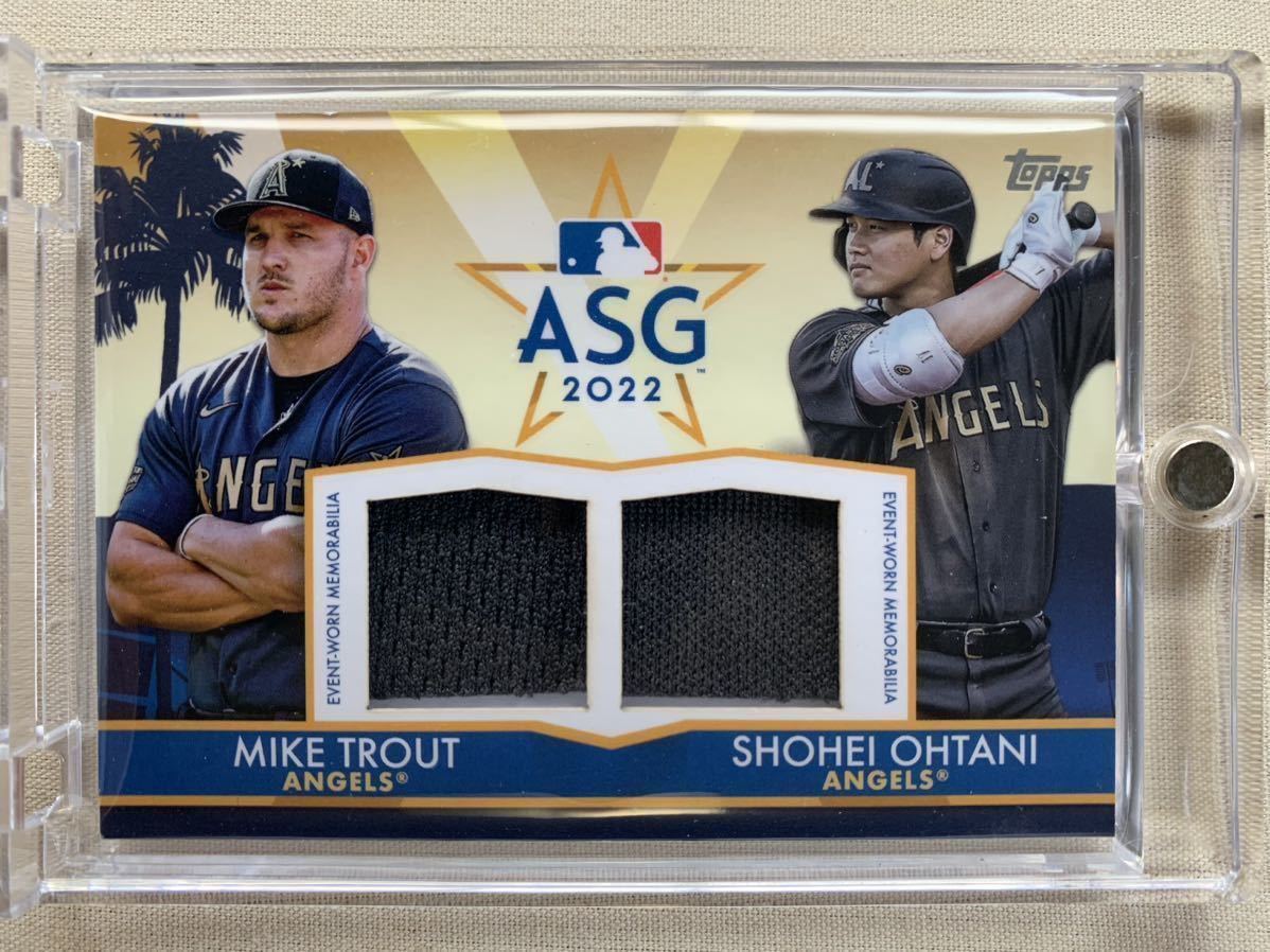 2022 TOPPS UPDATE SERIES All-Star Stitches Dual #ASSD-TRO SHOHEI
