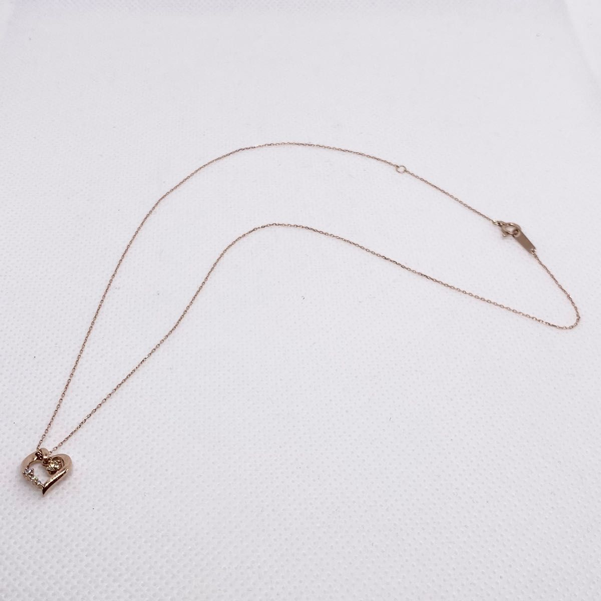 定価24200円【美品正規品】canal 4°C K10 ダイヤハート 定価24200円【美品正規品】canal 4°C K10 ダイヤハート