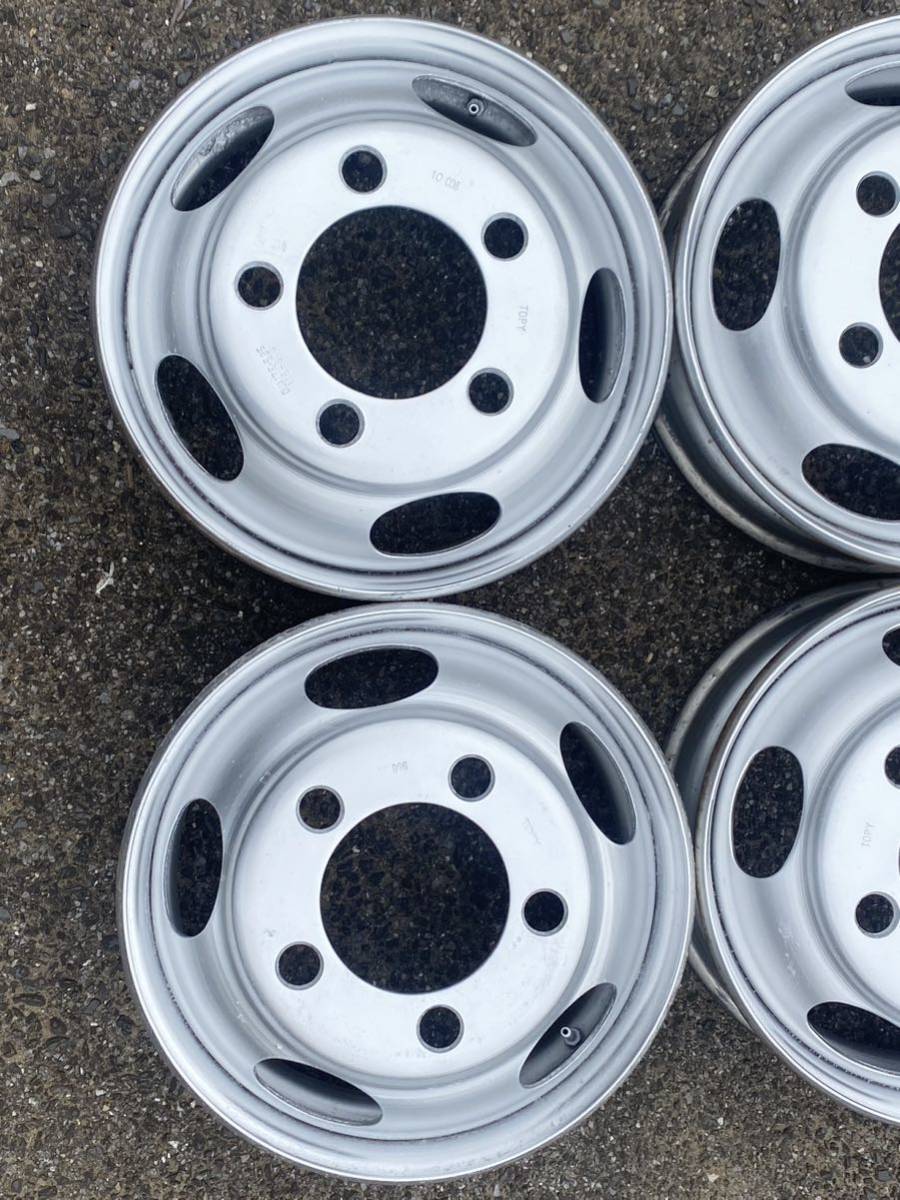 送料無料)三菱キャンター ふそう TOPY DUA 17.5×5.25 115-8TC 5穴