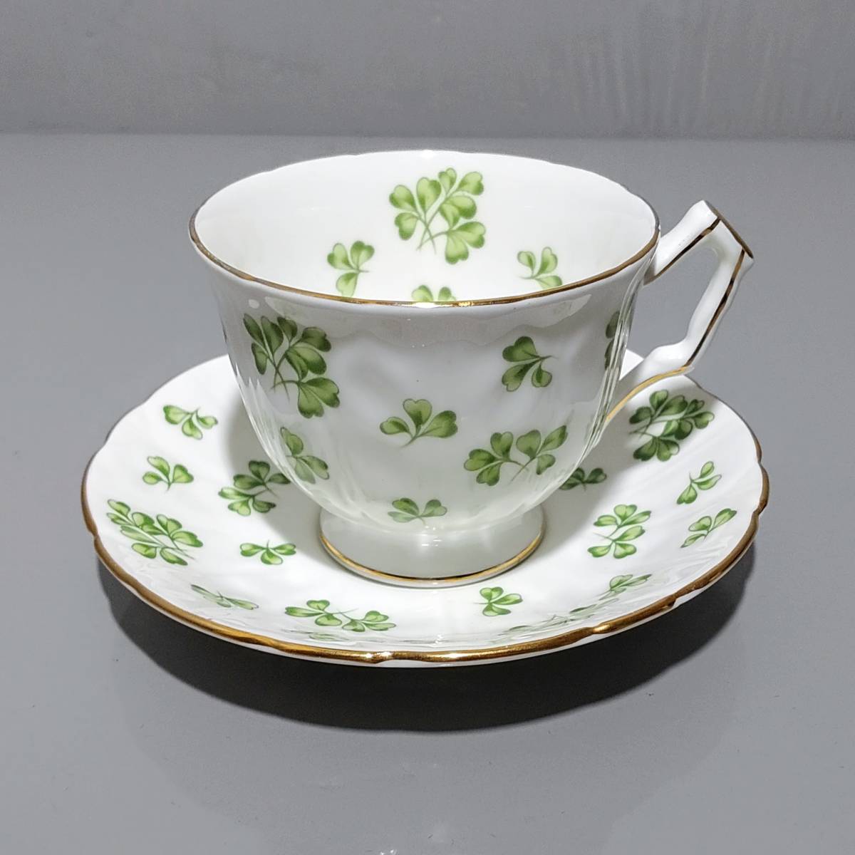  коллекция *AYNSLEY* Aynsley cup & блюдце clover рисунок 