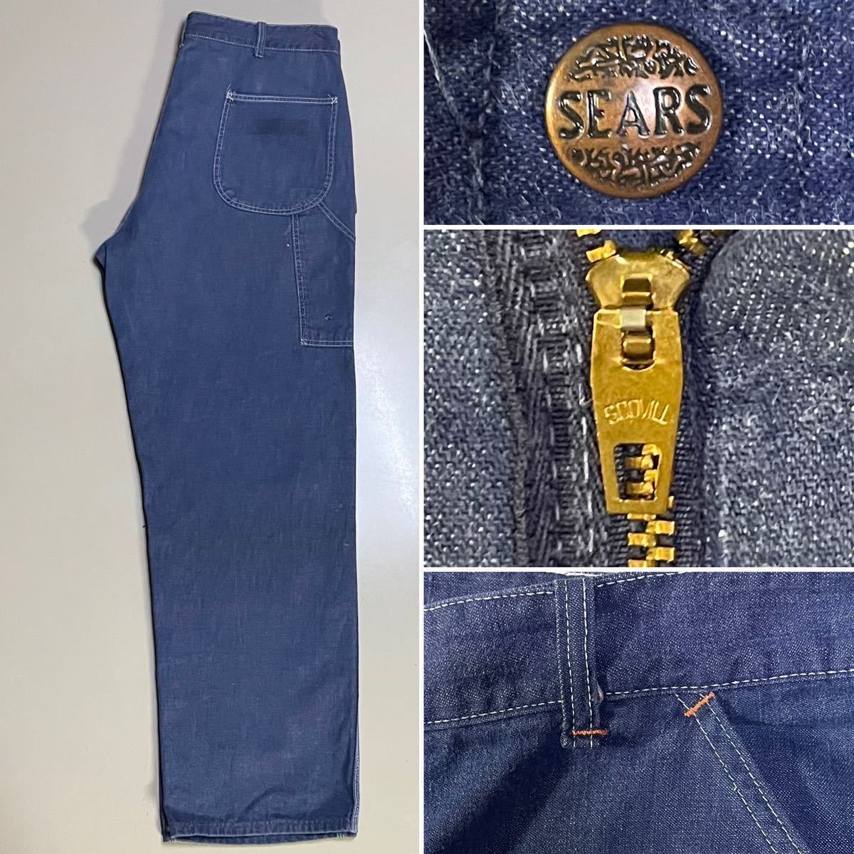 1970-80s Sears デニム ペインター パンツ Size 38|Yahoo 1970-80s Sears デニム ペインター パンツ Size 38|Yahoo