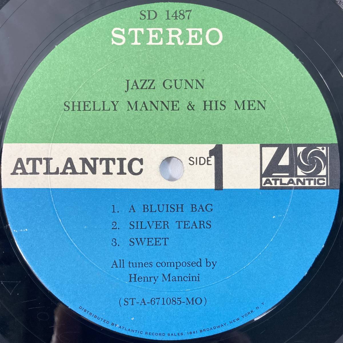 シェリー・マン (Shelly Manne) & his men / JAZZ GUNN (Play Henry Mancini's music for the film “GUNN”) 米盤LP Atlantic STEREO_画像4