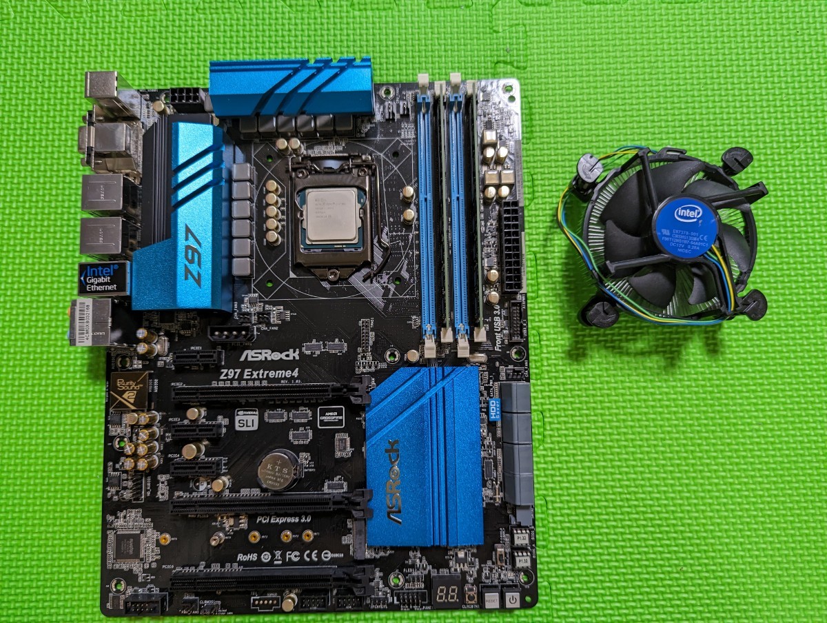 1円スタート】ASRock マザーボード Z97 Extreme4 CPU i7 4790s