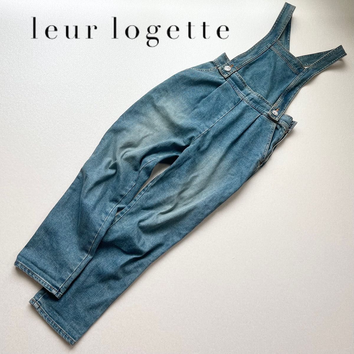 leur logette ルールロジェト デニムサロペット オーバーオール