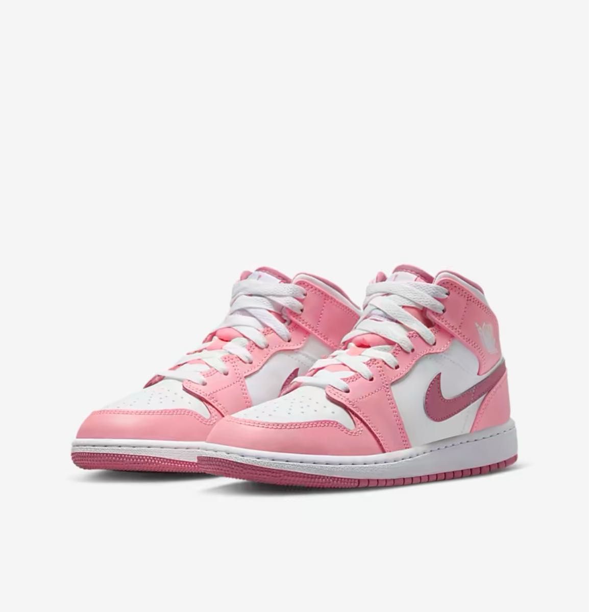ラスト①点 24cm【新品】NIKE GS AIR JORDAN1 MID ホワイト ラスト①点 24cm【新品】NIKE GS AIR JORDAN1 MID ホワイト