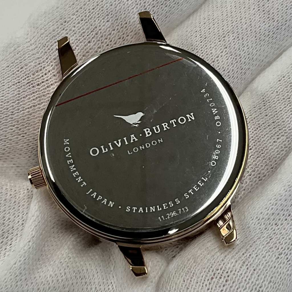 [美品 ベルトなし(ジャンク品扱い)] オリビアバートン 腕時計 OB16RB24 レインボー ローズゴールド 34mm_画像2