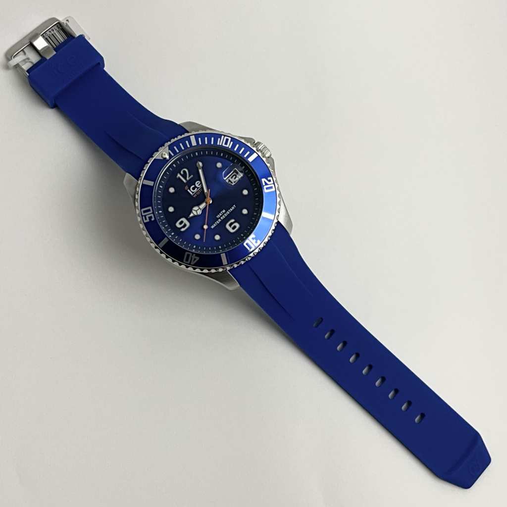 [訳あり アウトレット 箱付属品なし] アイスウォッチ 腕時計 ice watch メンズ ユニセックス 017664 ブルー Sport Extra Large_画像2