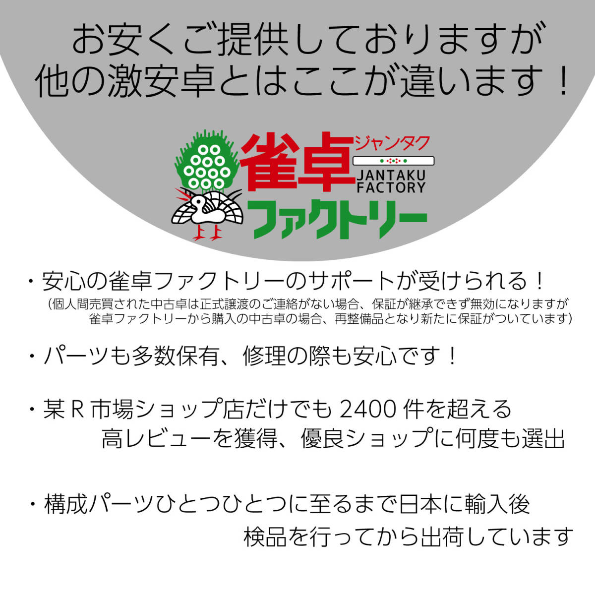 C37 全自動麻雀卓 JPチョイス 33mm仕様 四角型 スケルトンサイコロパネル搭載 1年保証付 静音タイプ 多彩なゲーム設定 簡単組立_画像2