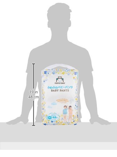 【パンツ ビッグサイズ】[ブランド] Mama Bear ふわふわベビーパンツ (12~17kg) 144枚(48枚×3パック) [ケース品]_画像4