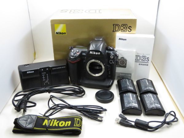 NEW限定品】 [20258W5]☆完動品☆NIKON D3s 付属品多数 元箱付き