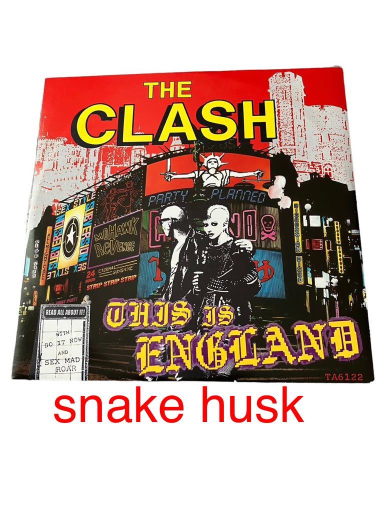 【輸入盤】THE CLASH THIS IS ENGLAND ペラジャケ_画像1