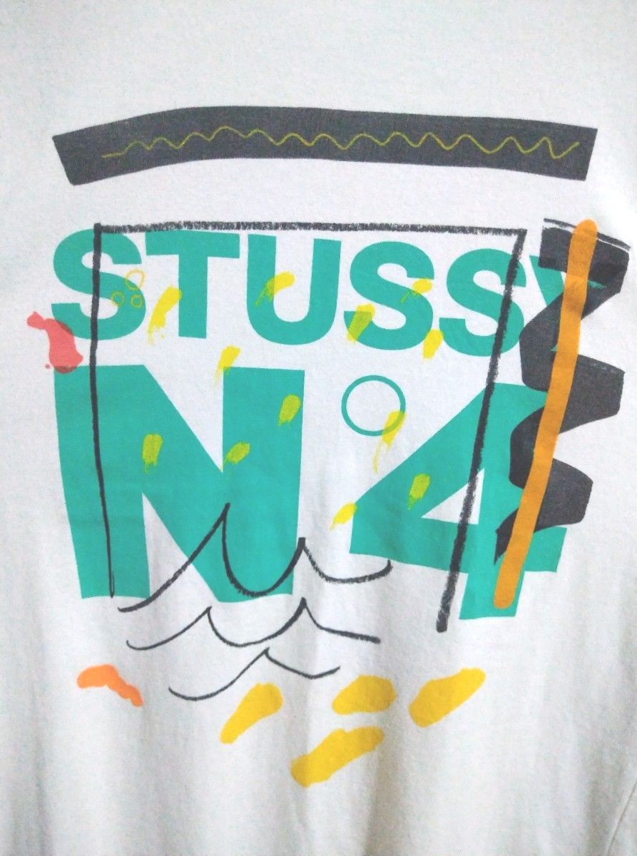 stussy　ステューシー　Tシャツ　デカロゴ　Mサイズ相当